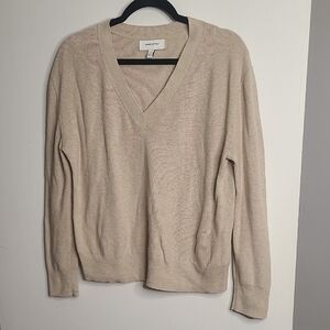Banana Republic Cream Knit Sweater